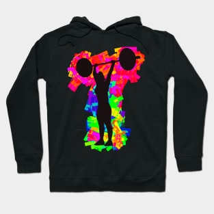 Female Body Builder Weight Lifter Hoodie